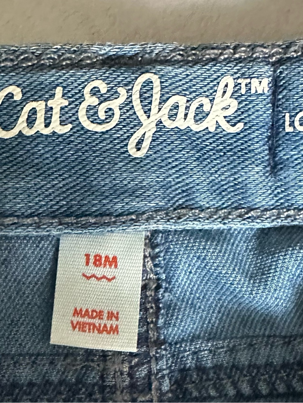 Cat & Jack Light Denim Baby Jeans - Blue